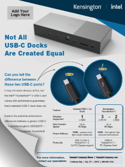 Kensington - Toolkit: Kensington Thunderbolt 5 USB-C Dock Campaign Kit