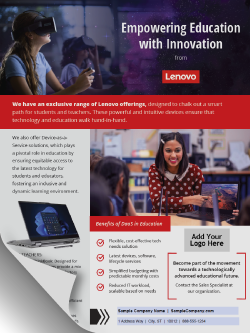 Lenovo - Toolkit: Unlock the Future of Education with Lenovo
