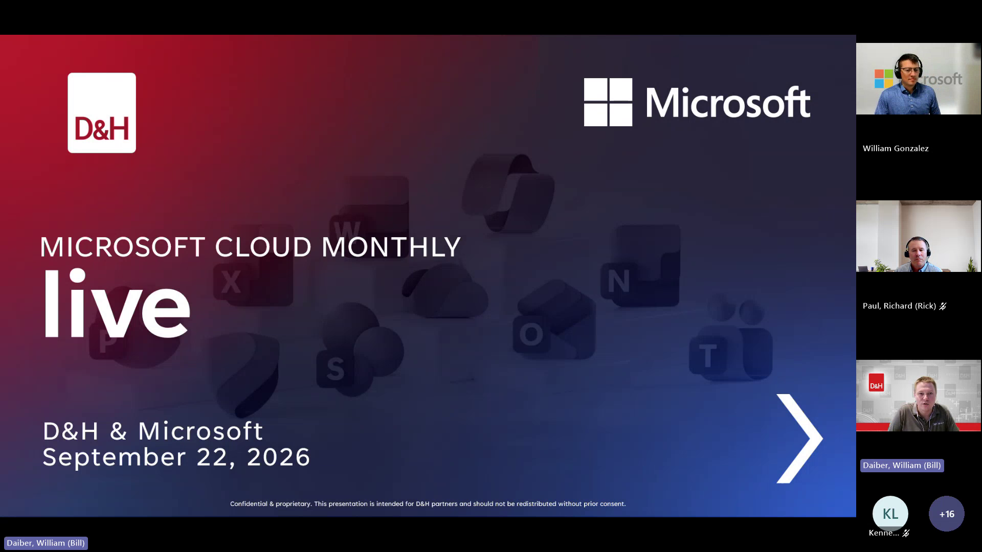 Thumbnail image of D&H TV Episode: Microsoft Cloud Monthly Live - September